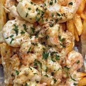 Mac'n Cheese Shrimps Fries