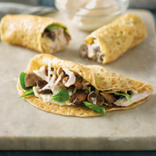 Chicken & Mushroom Crepe 480Cal