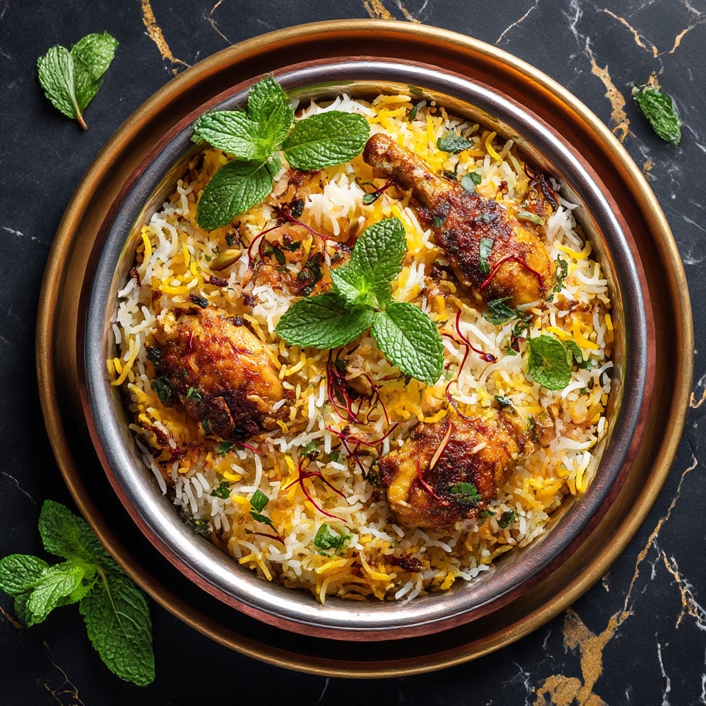 Chicken Dum Biryani (Hyderabad) 🍗🍚