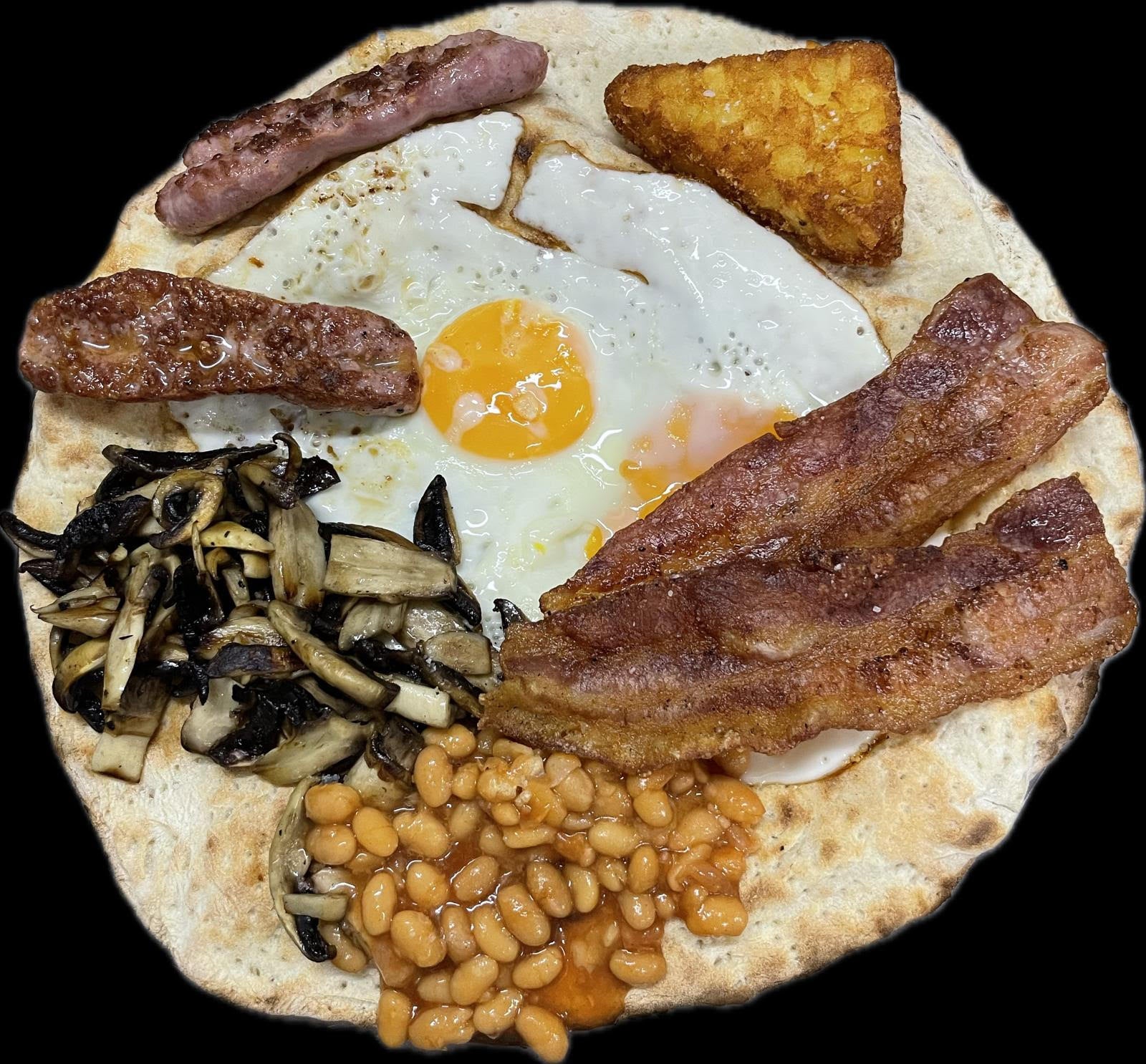 Full English Breakfast Pizza - Meat