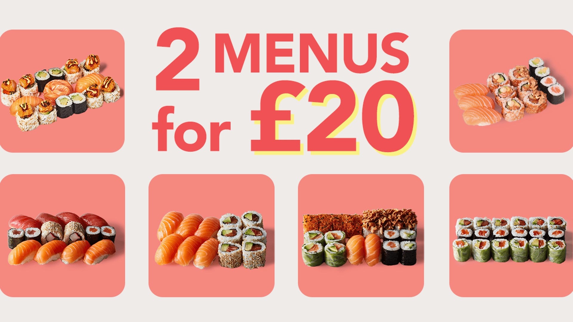 2 Menus for £20