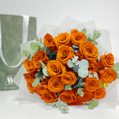 24 Orange Roses