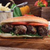 Meat Tikka Sandwich