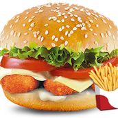 Chicken Nuggets Burger