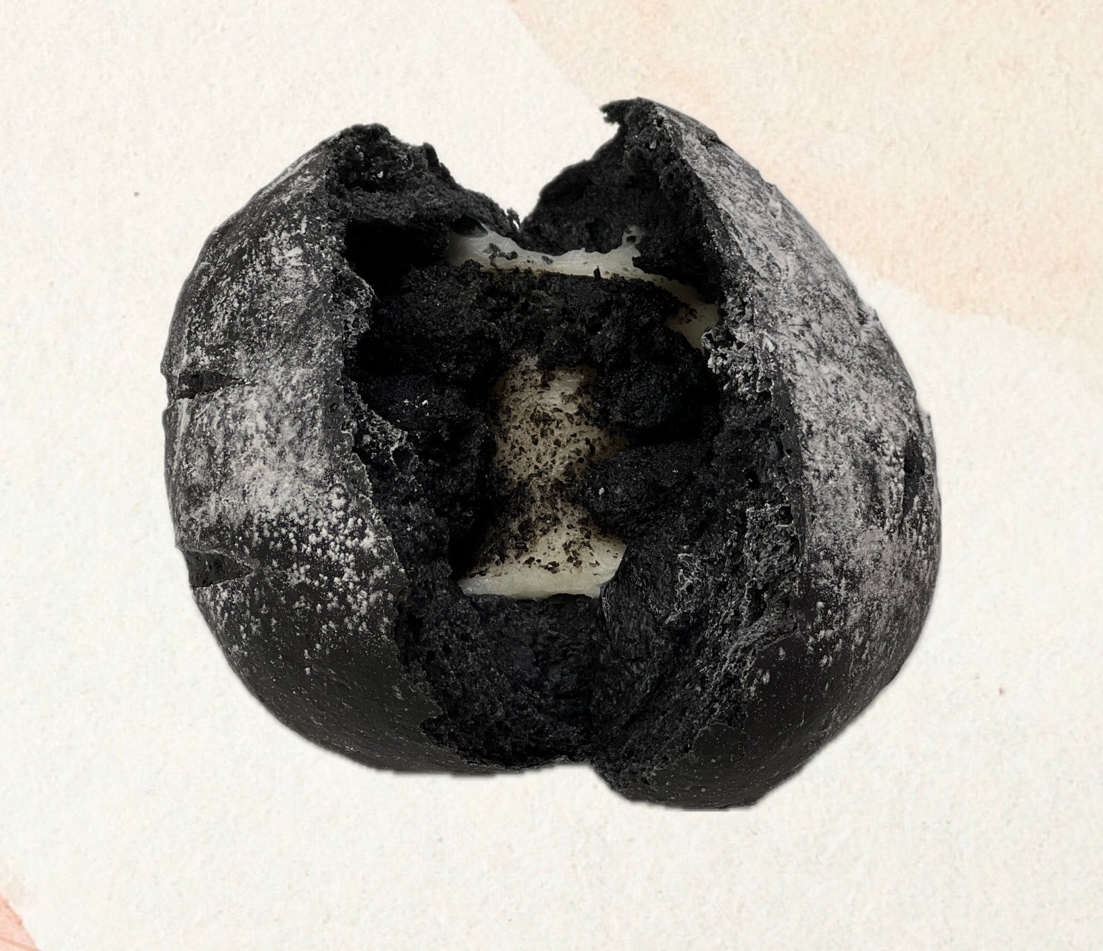 Black Sesame Mochi Bun