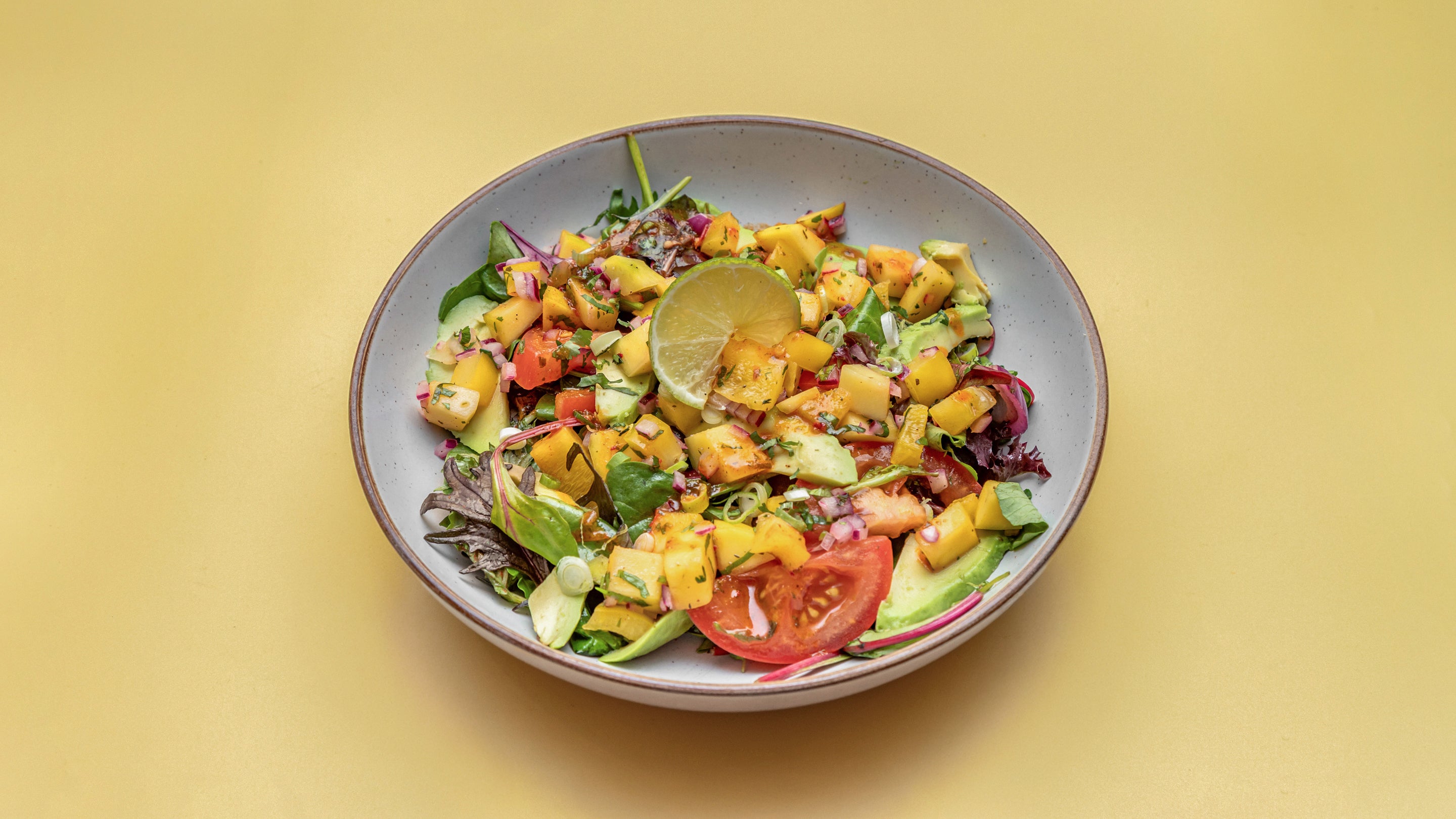 Mexican Every Day Salad Mango, Avacado