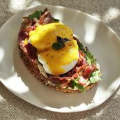 Truffle Bacon Benedict