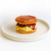 Beef Bacon Egg Bun