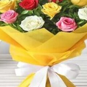 20 Mix Color Roses Bouquet