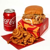 Buffalo Burger Meal