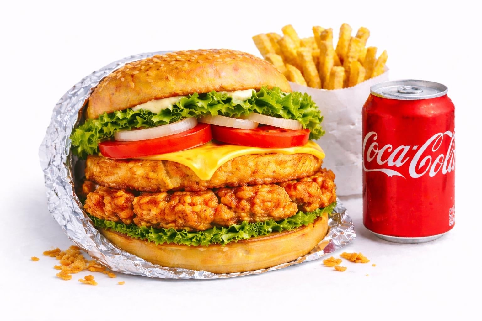 Chicken Tower Burger