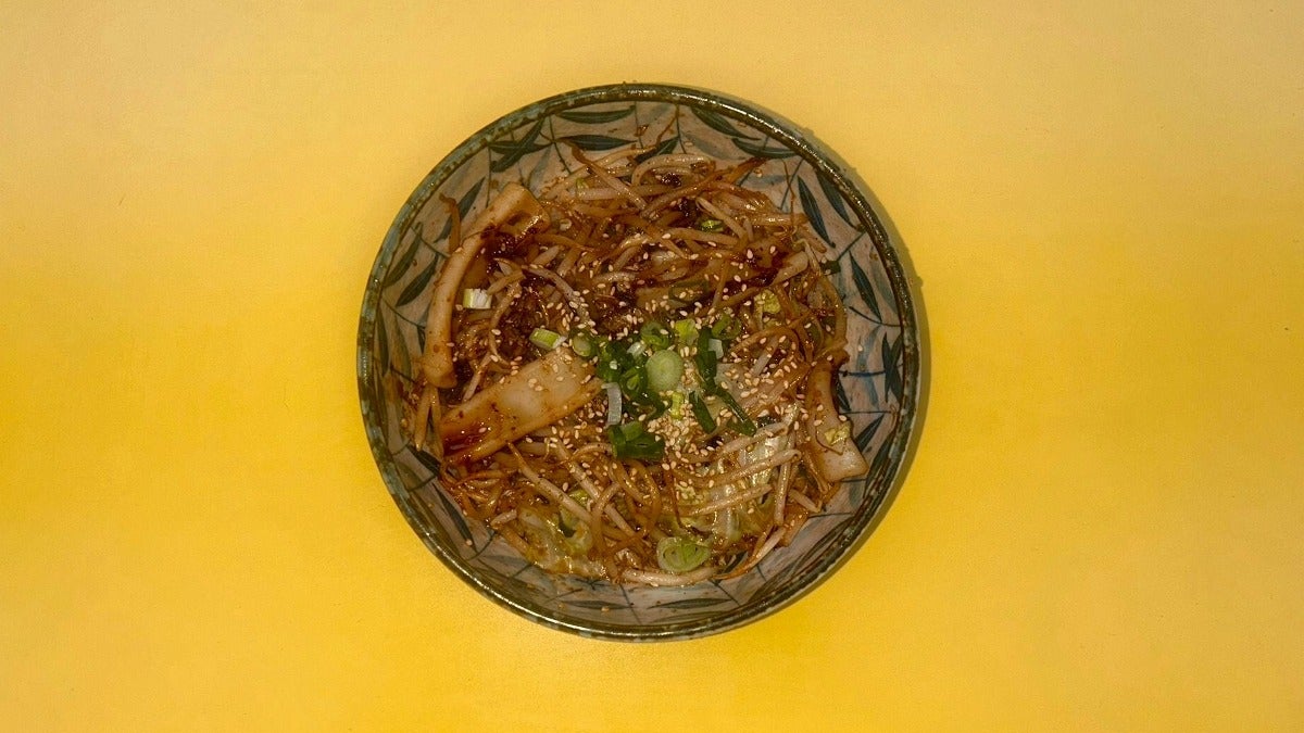Squid and Veg Donburi