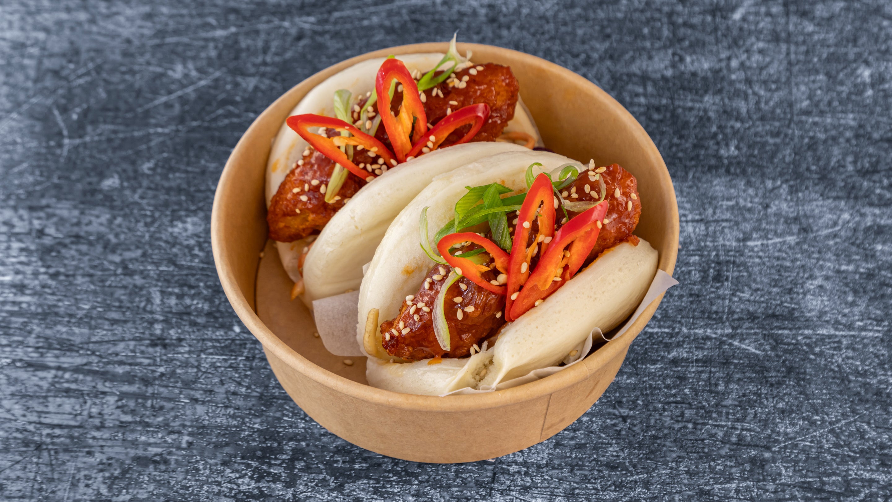 Double Bao Buns Chicken
