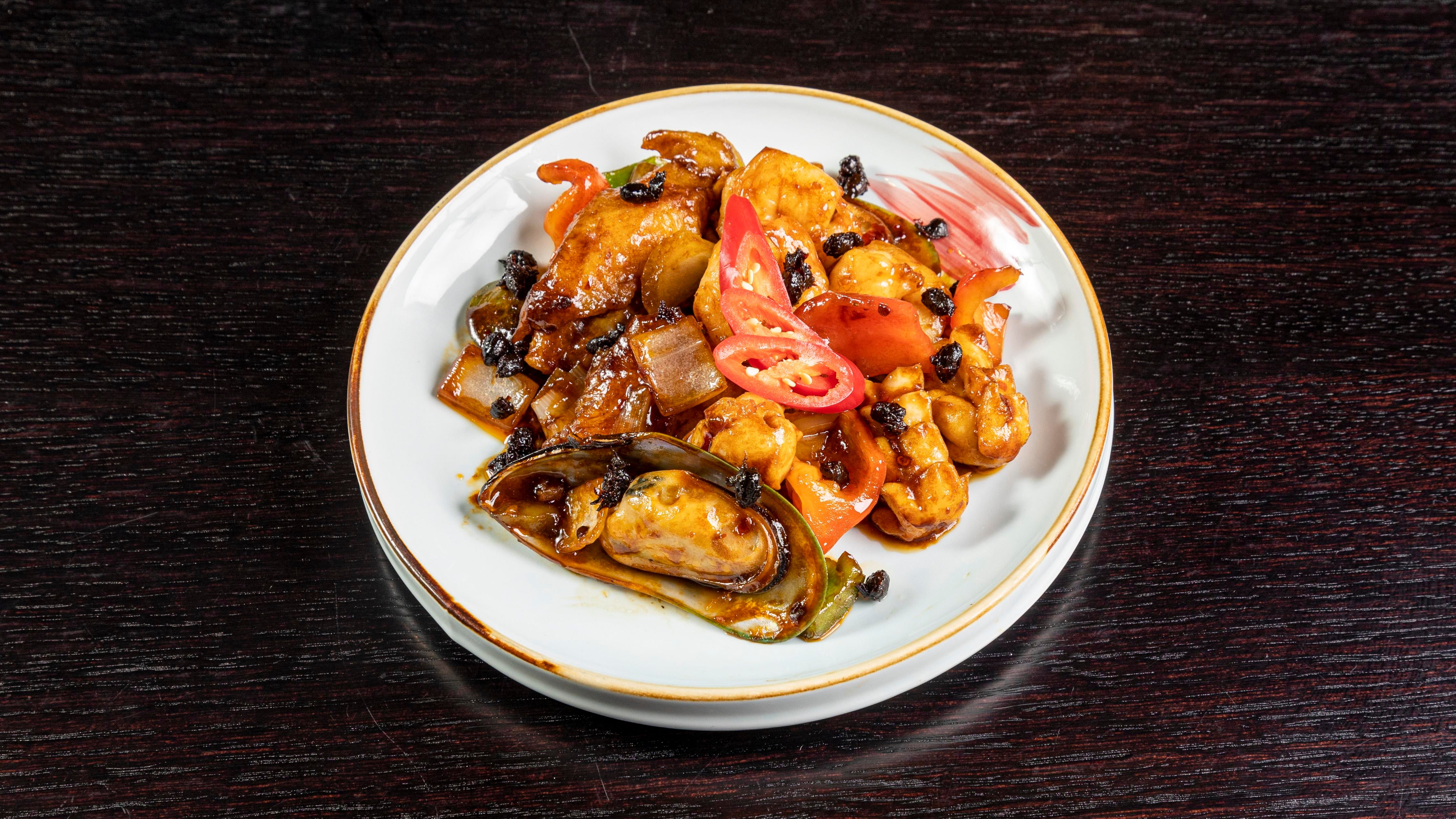 Seafood in Black Bean Sauce  豉汁海鮮