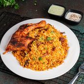 Biryani Rice With Chicken tikka Quarter