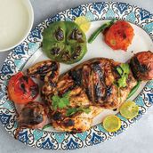Chicken with Hummus