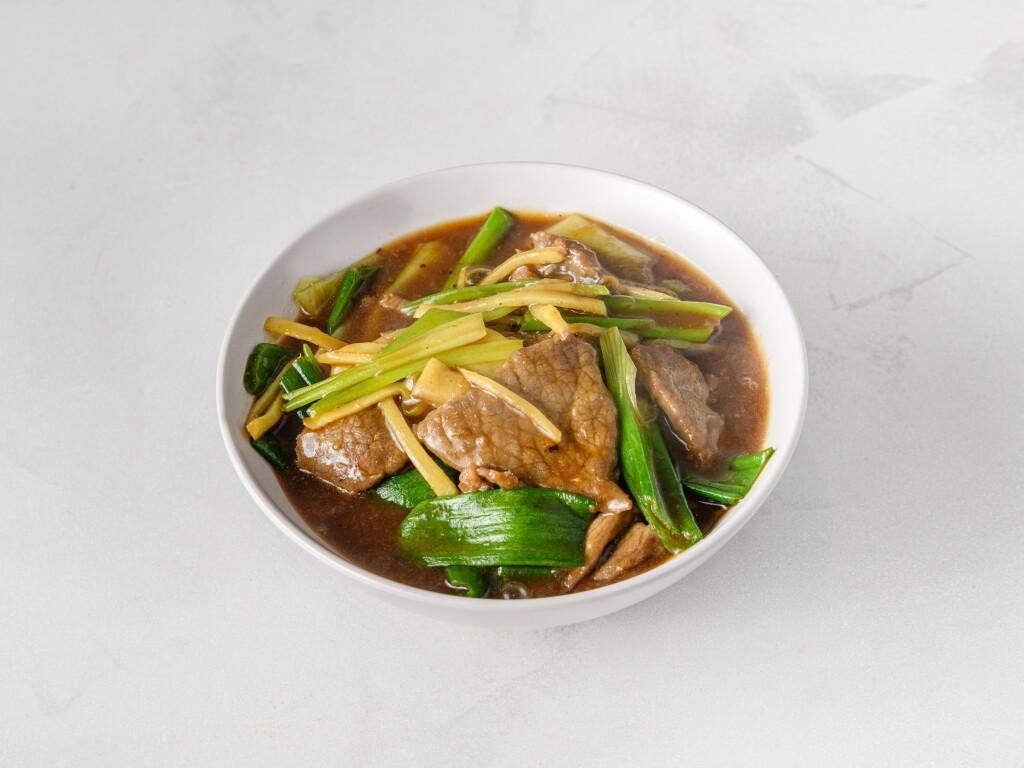 Beef With Spring Onion & Ginger