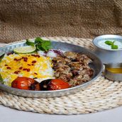 Meat Tikka with yogurt 