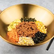 Honey BBQ Sauce Beef Bibimbap