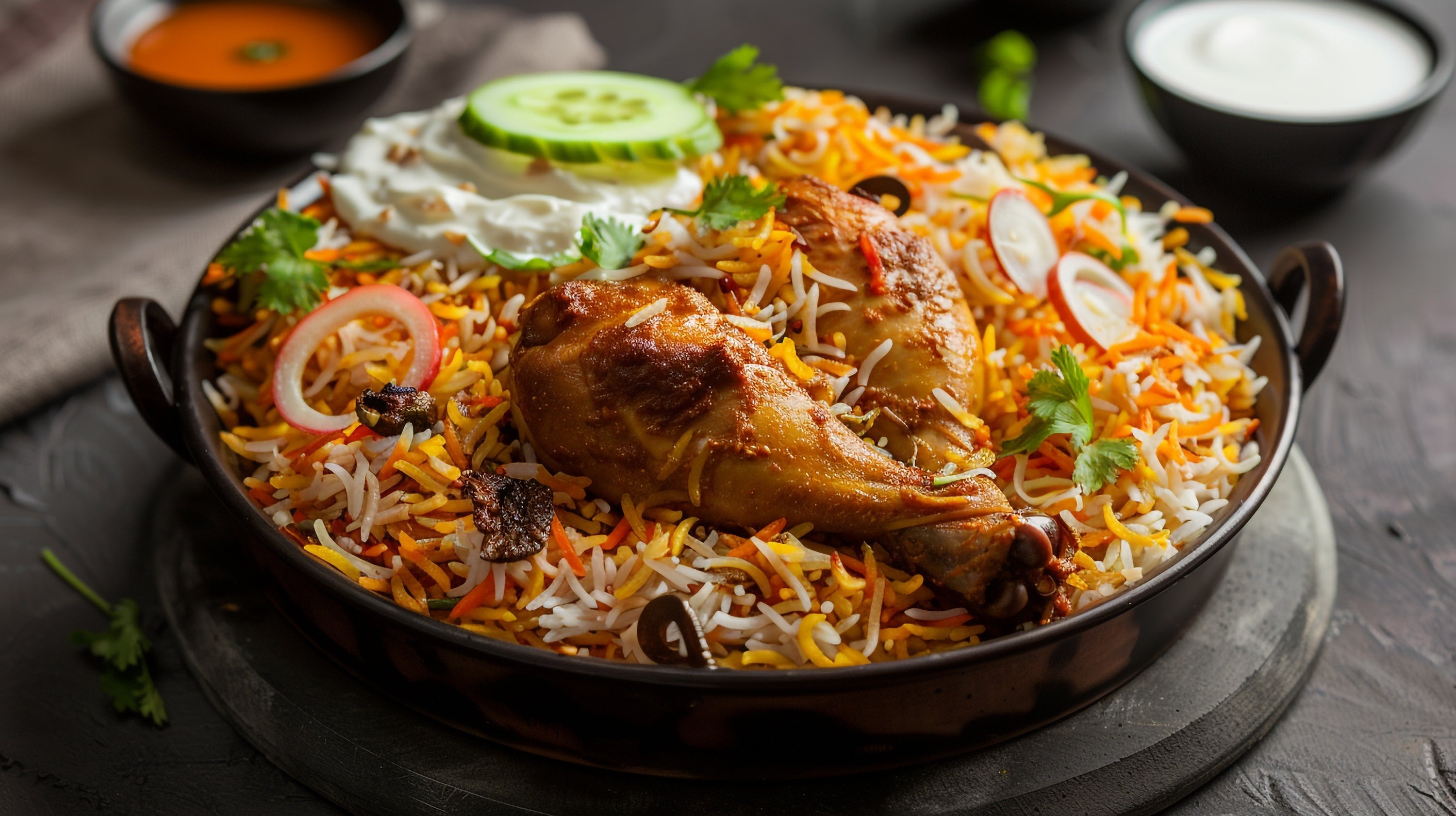 Hyderabadi Dum - Chicken Biryani