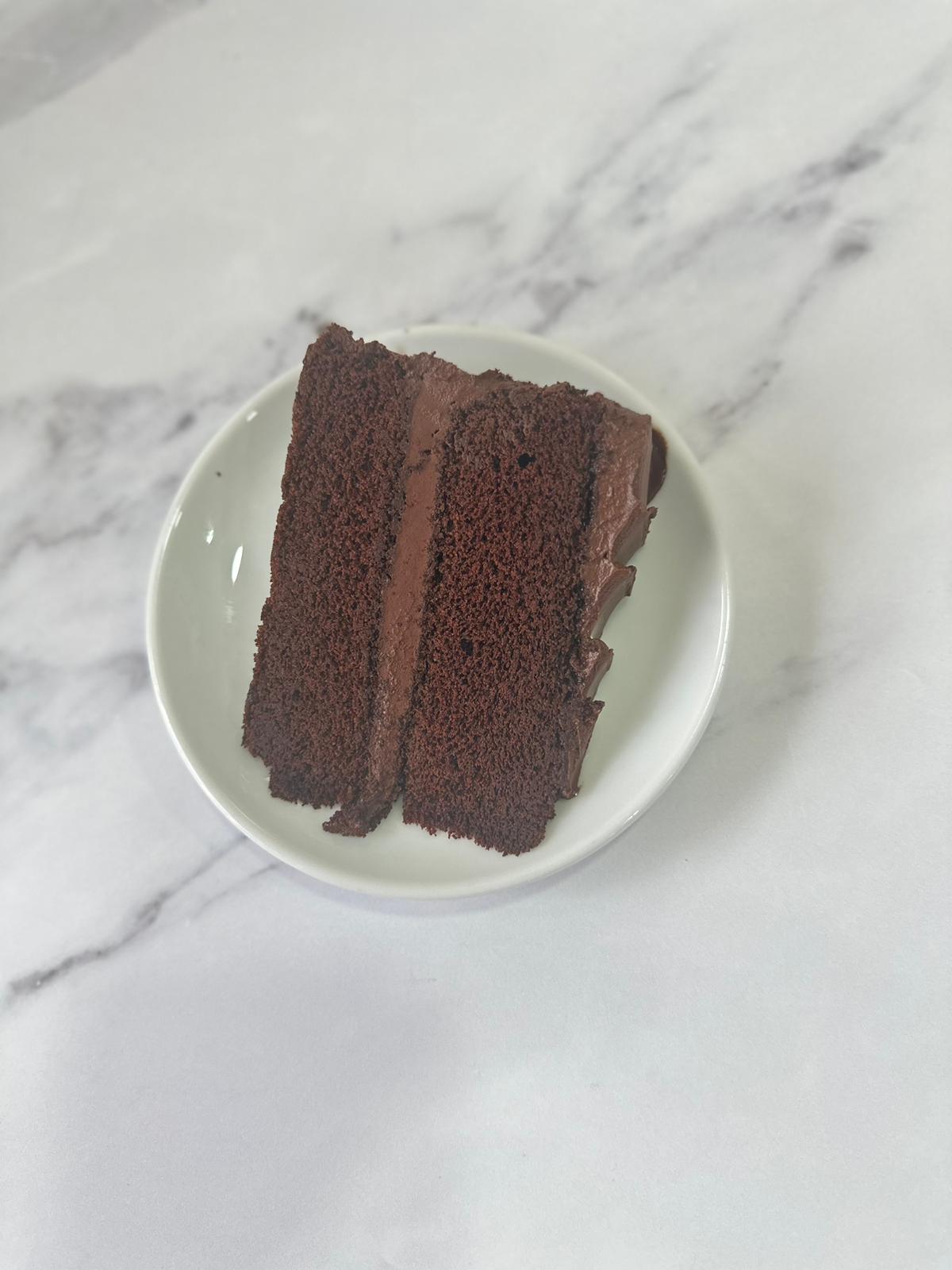 Chocolate Fudge Cake Slice
