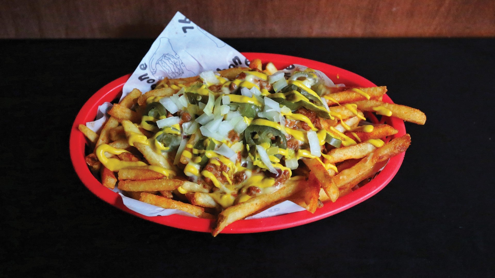plant based chilli fries