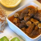 Okra With Meat