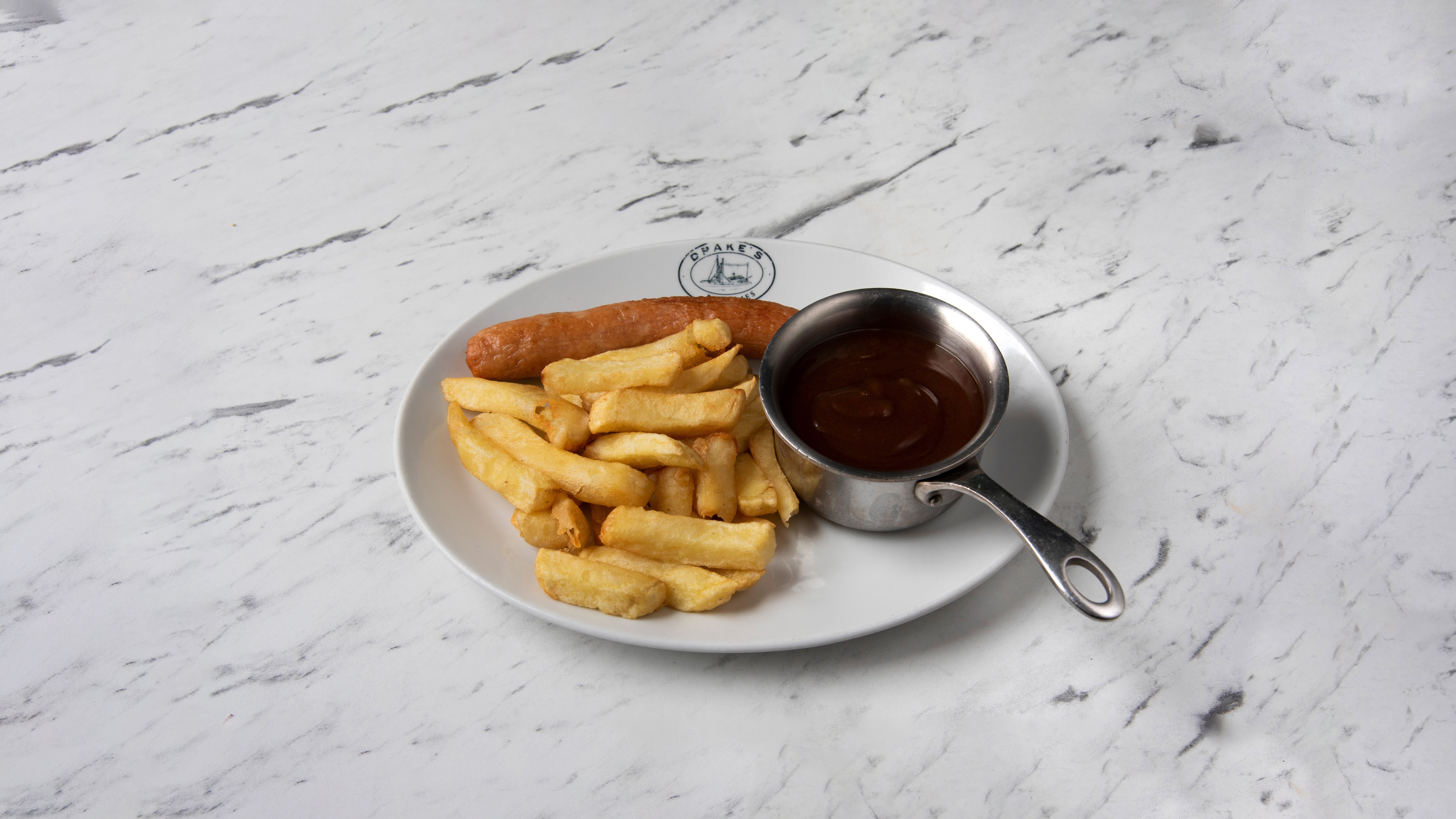 Jumbo Sausage (1)and Small Chips