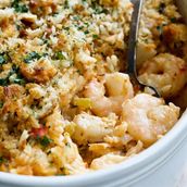 Seafood casserole