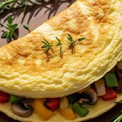 Eggs Your Way - Omelette, Poached Eggs/ Sunny Side Up, Scrambled Eggs