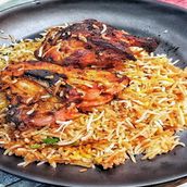 Tandoori Chicken And Biryani Rice