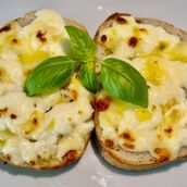 Garlic And Cheese Bruschetta