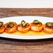 Jalapeño Prawns With Butter Garlic Sauce