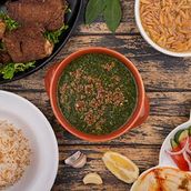 Toajn Molmkhia With Meat