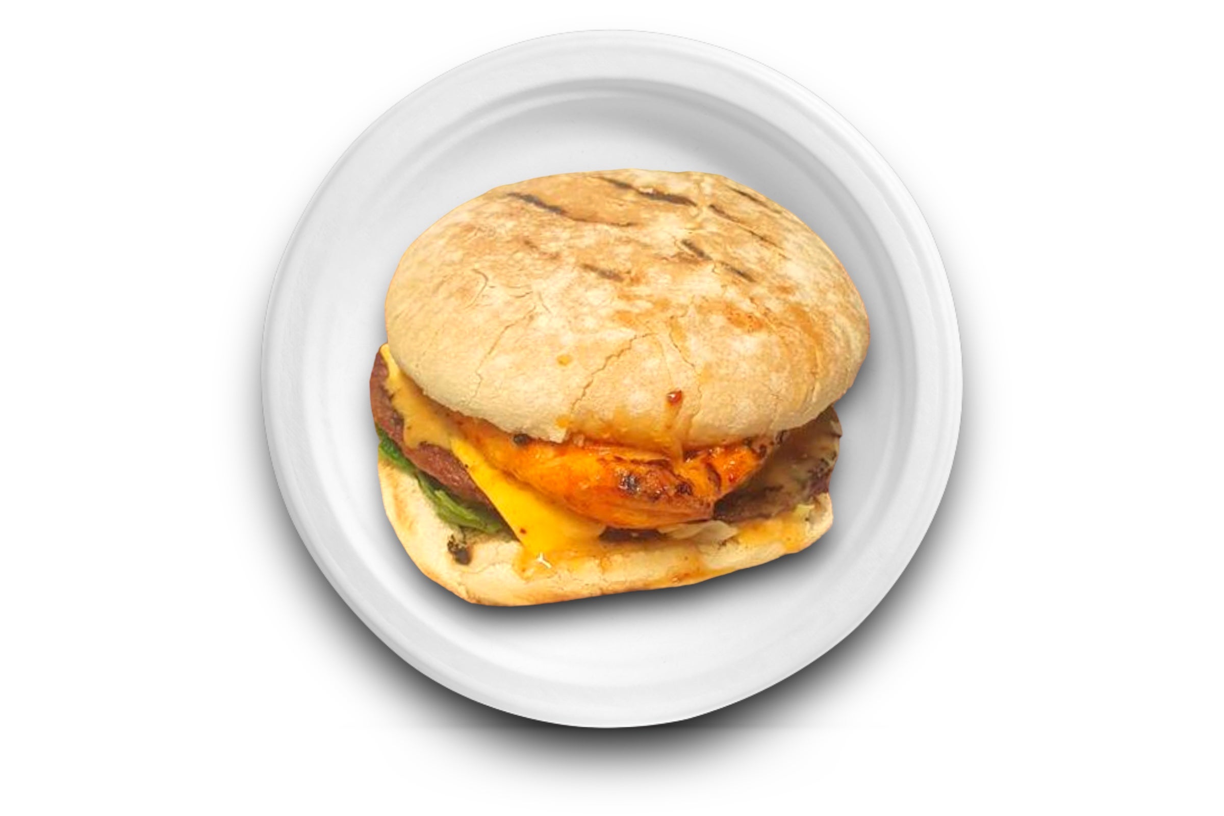 Special burger (Beef + Chicken mix)