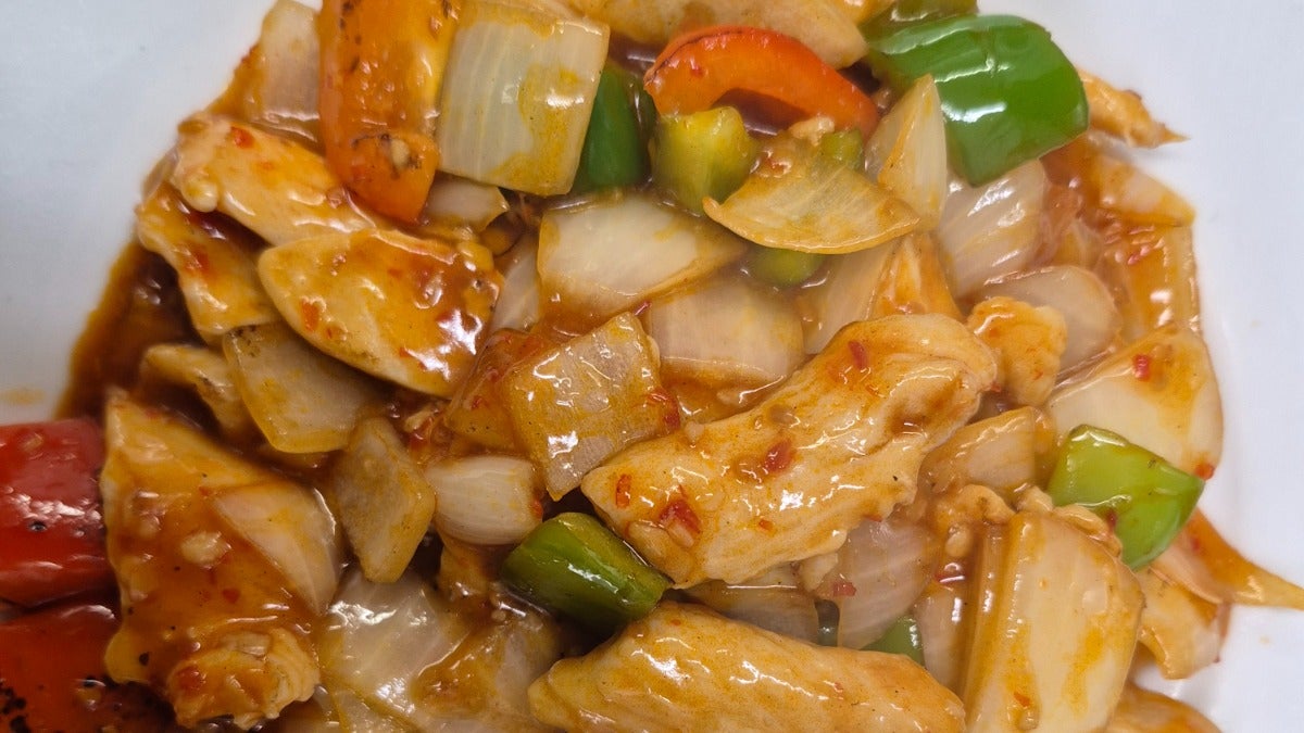 Chicken with Green Pepper and Chilli