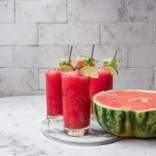 Fresh watermelon juice