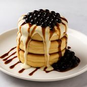 Boba Souffle Pancake