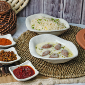 Kibbeh belaban with Rice