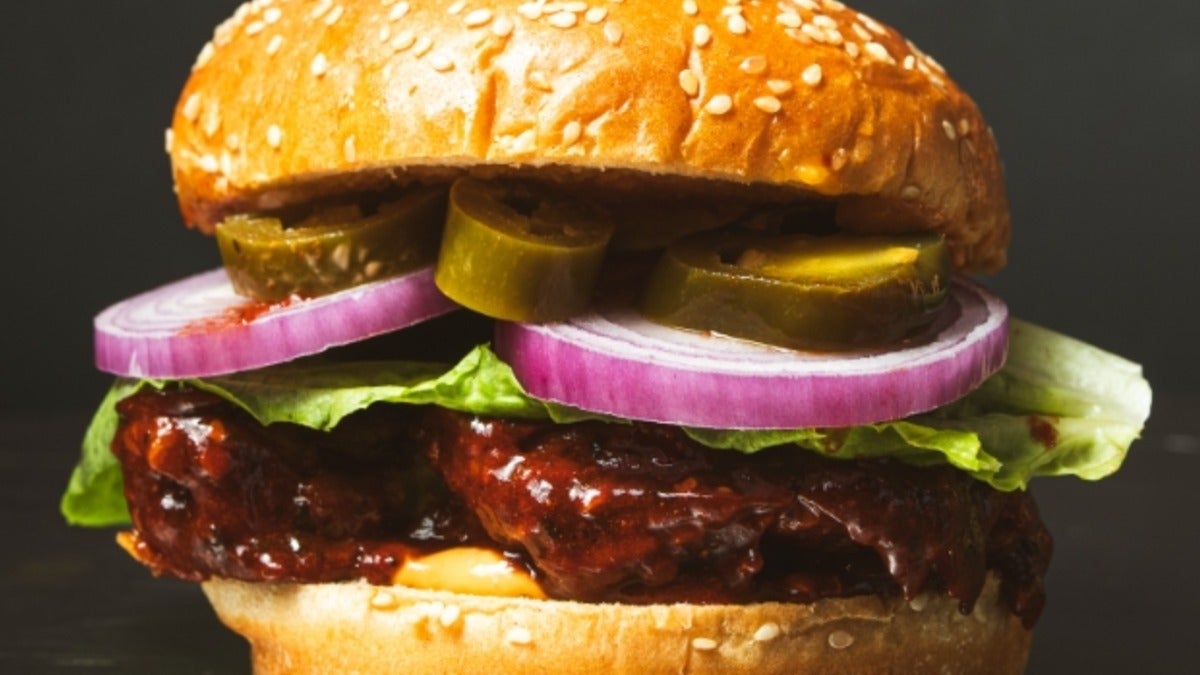Red Hot Rebel Chicken Burger