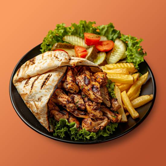 Chicken Shawarma and Fries 🥙