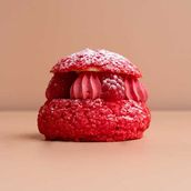 Raspberry choux