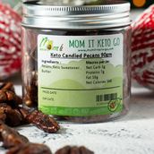Keto Candied Premium Pecans 90 Gm