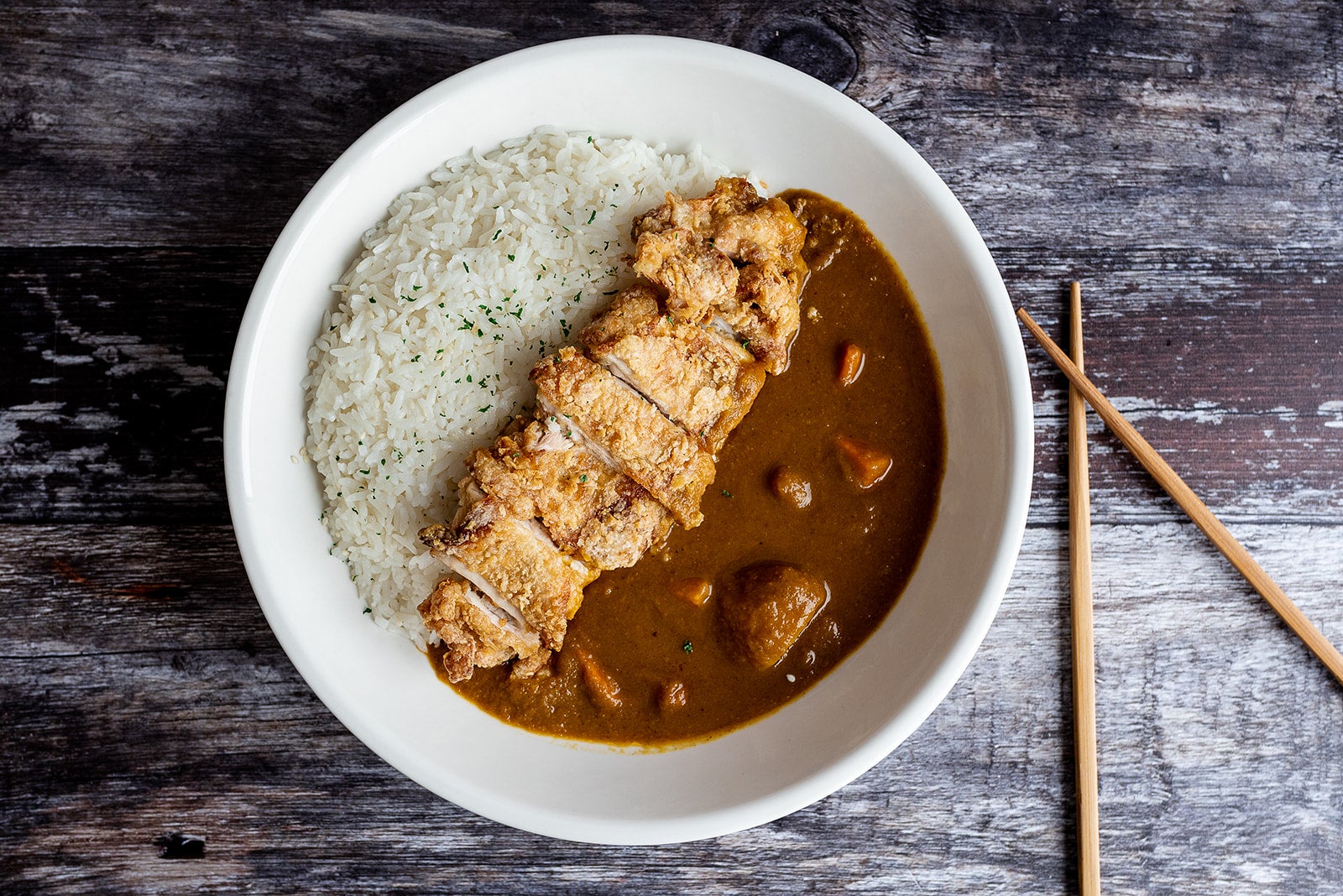 Katsu Curry Chicken with Rice