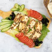 Grilled halloumi