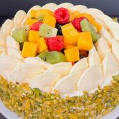 Custard Fruit Cake (Serves 5-6 persons) 1kg
