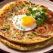 Egg (Half) Fry with Poratta