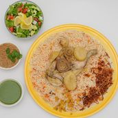 chicken Madfoun meal