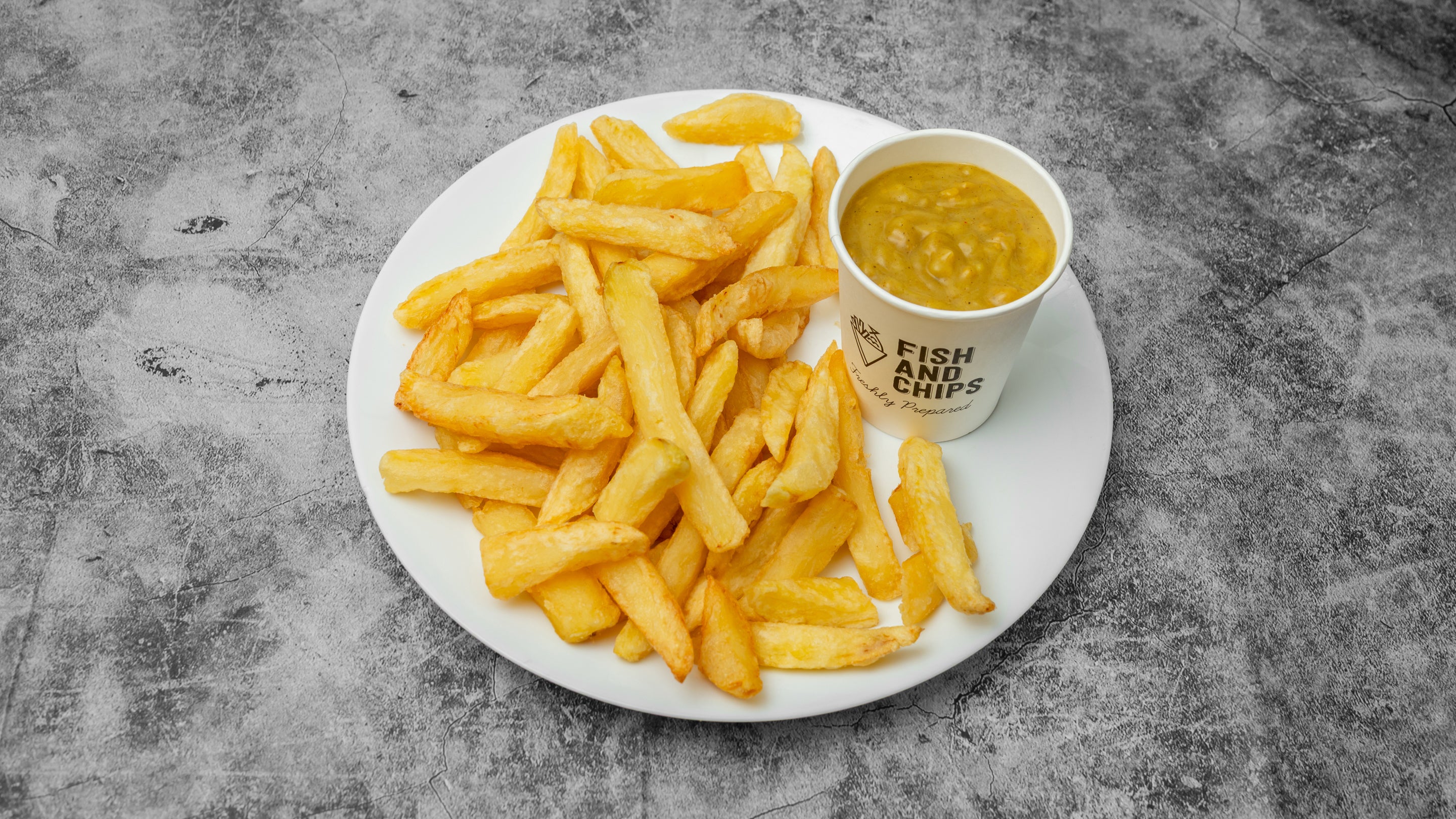 Large Chips & Sauce