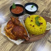 Half Chicken With Rice